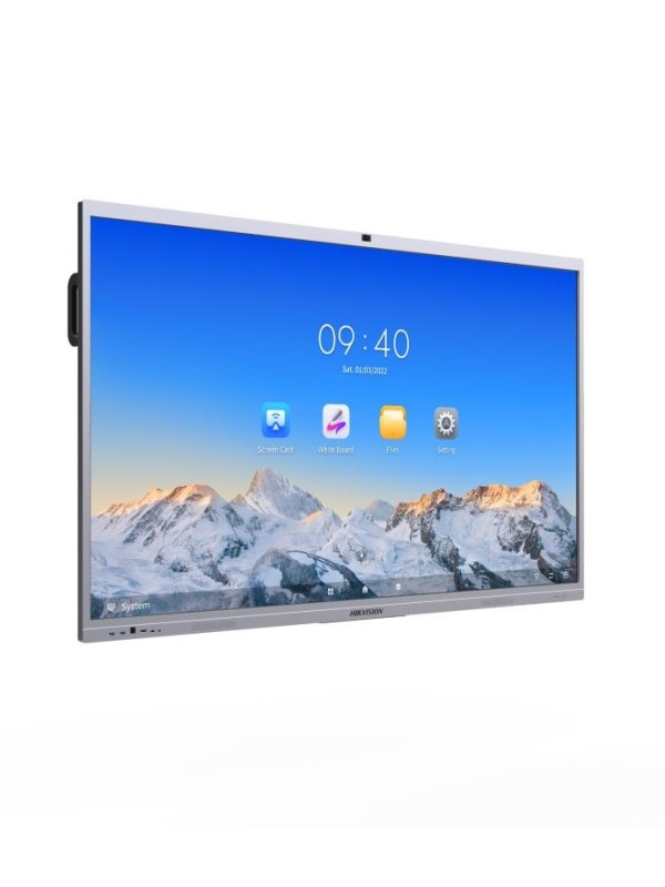 Hikvision DS-D5C65RB/B 65-inch 4K Interactive Display, 45 Point Multi-Touch with 4K Camera | DS-D5C65RB/B