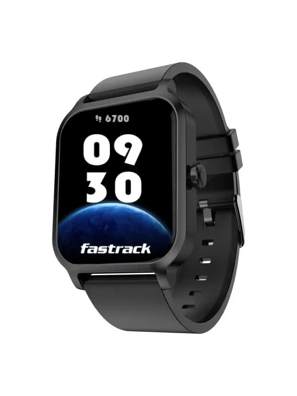 Fastrack Reflex Rave FX Black Smart Watch 1.83" Ultra UV Display | FASTRACK REFLEX RAVE FX Black