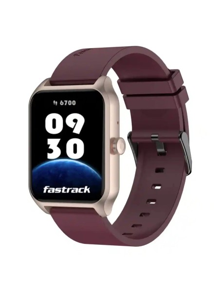 FASTRACK REFLEX RAVE FX Rose Gold/Red Wine Smart Watch 1.83" Ultra UV Display | FASTRACK REFLEX RAVE FX Rose Gold/Red Wine