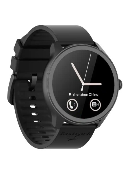 Fastrack Reflex Invoke Black Smart Watch 1.39" Super UltraVU Display  | FASTRACK Reflex Invoke Black