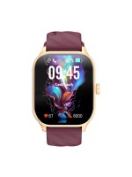 Fastrack Reflex Power Rose Gold/Red Wine Smart Watch 1.96" Super Amoled Arched Display | FASTRACK Reflex Power Rose Gold/Red Wine