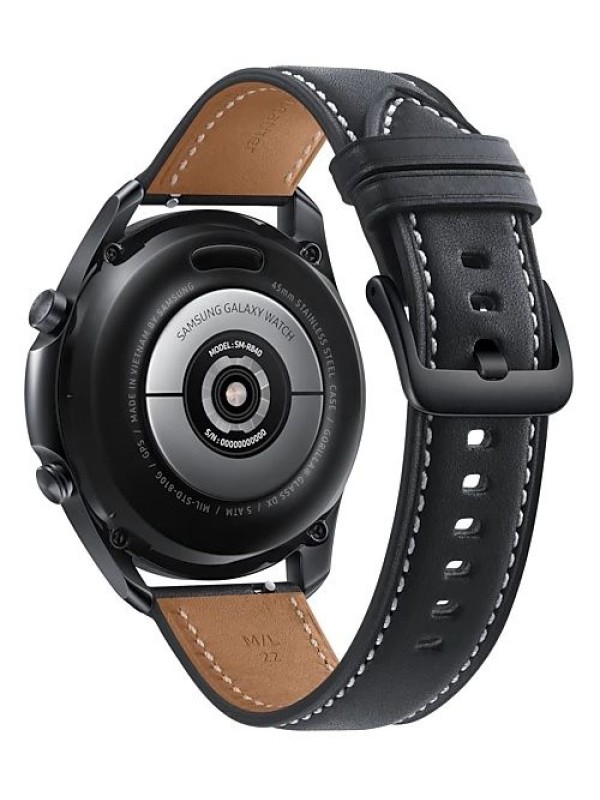 Samsung Galaxy Watch 3, 45mm Bluetooth, Mystic Black Color | SM-R840
