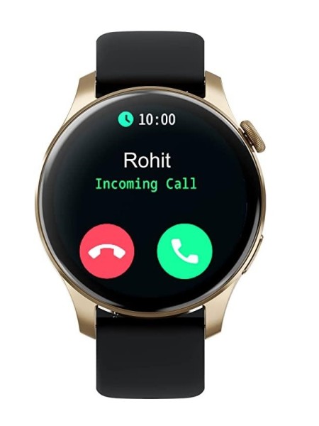Titan TALK Rose Gold Smart Watch 1.39" Amoled Display | Titan TALK Rose Gold