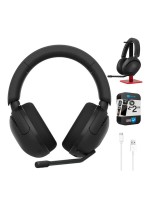 Sony INZONE H5 WH-G500/B, Wireless Gaming Headset, 40mm Drivers, 360 Spatial Sound, 2.4GHz Low-Latency Wireless, 3.5mm Wired, AI Noise Reduction Boom Mic, 28-Hour Battery, PS5 & PC, Black, One Year Warranty| WH-G500/B