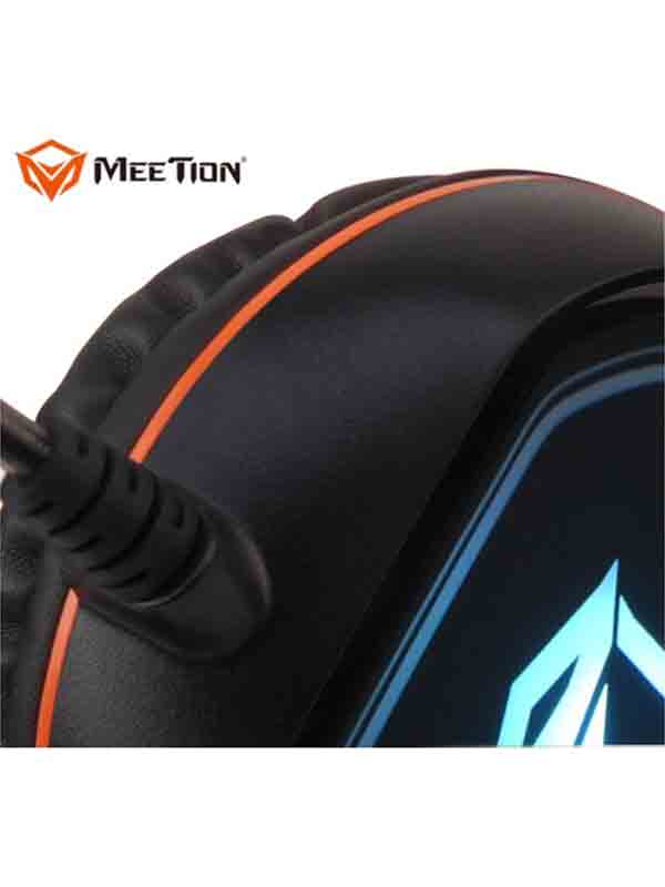 MEETION Backlit Gaming Headset, Omni-directional noise reduction, Three-dimensional surround sound technology | MT-HP020