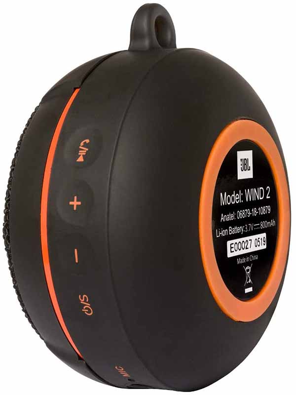 JBL Wind 2 FM Bluetooth Handlebar Speaker, Black 