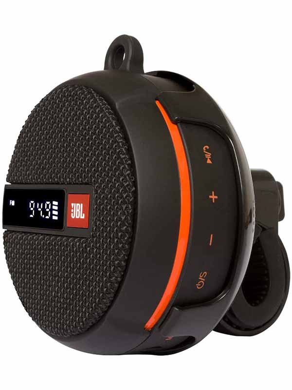 JBL Wind 2 FM Bluetooth Handlebar Speaker, Black 