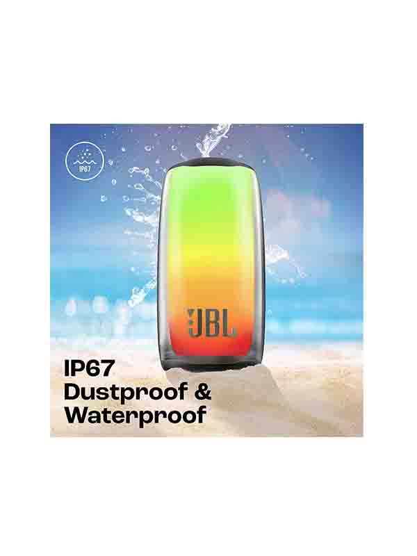 JBL Pulse5 Portable Bluetooth Speaker IP67 Waterproof & Dustproof, 12 Hours Battery Black | Pulse5 BK
