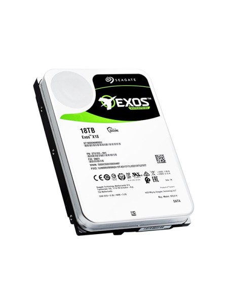 Seagate exos x18 18tb enterprise sata 3.5" internal hdd 7200 rpm 6gb/s 256mb cache | ST18000NM000J