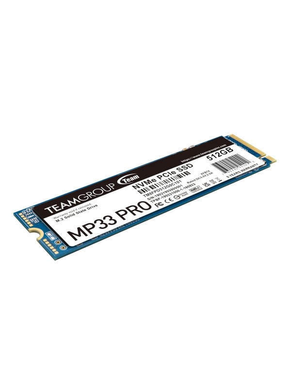 Team Group 512GB Internal SSD MP33 PRO M.2 PCIe Gen3x4 SSD | TM8FPD512G0C101