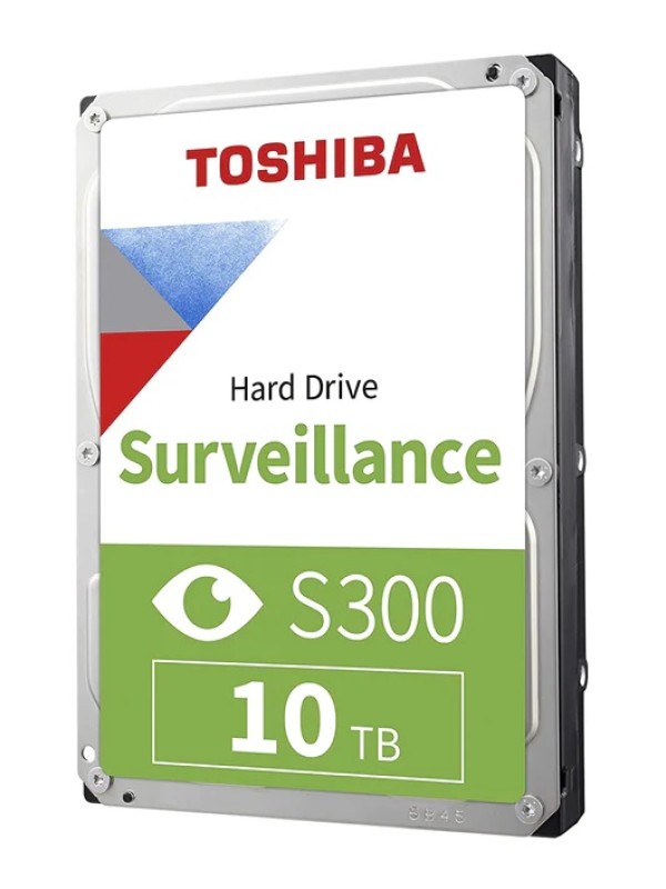 Toshiba S300 10TB Surveillance Internal Hard Drive 3.5” | HDETV10ZSA51 with Warranty 