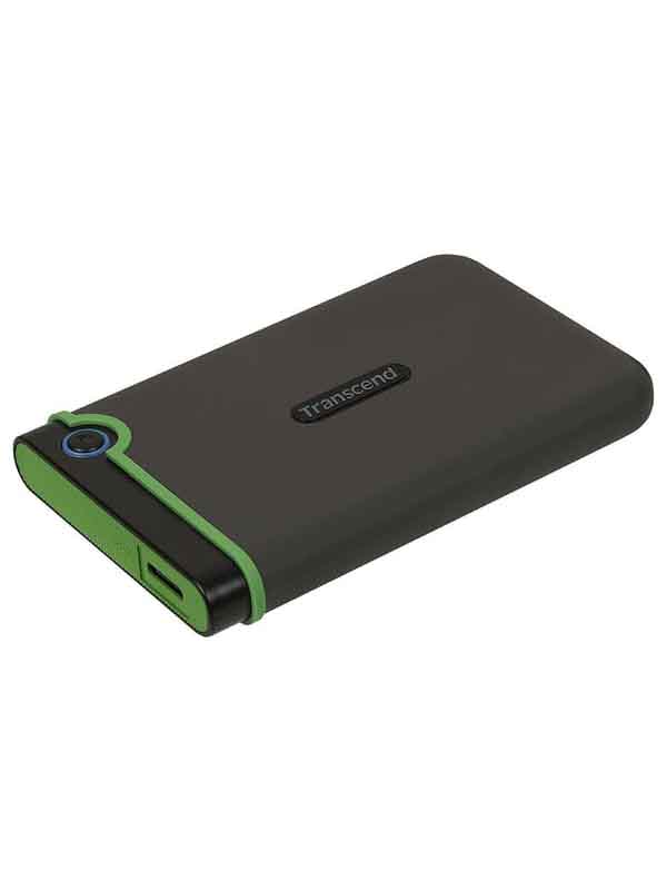 Transcend 1TB Storejet USB 3.1 Portable External Hard Drive, Gray with Warranty | Storejet 25M3