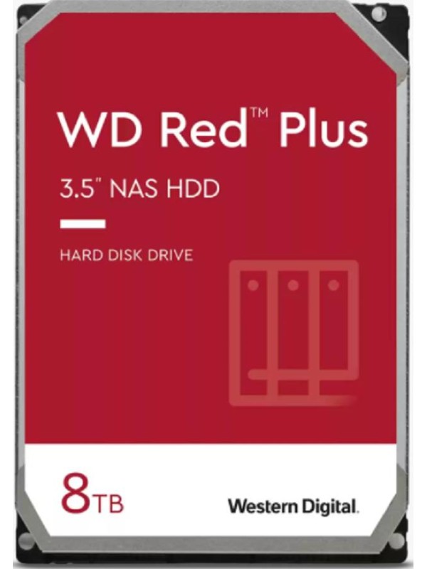 WD WD80EFZZ 8TB Red Plus NAS Hard Drive 3.5" | WD80EFZZ