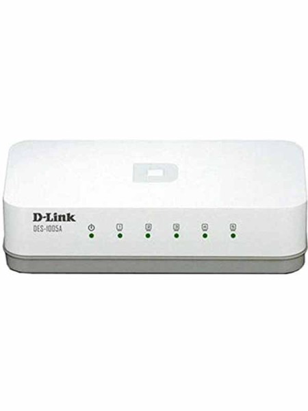 DLINK 5-Port Fast Ethernet Desktop Switch - DES-1005A