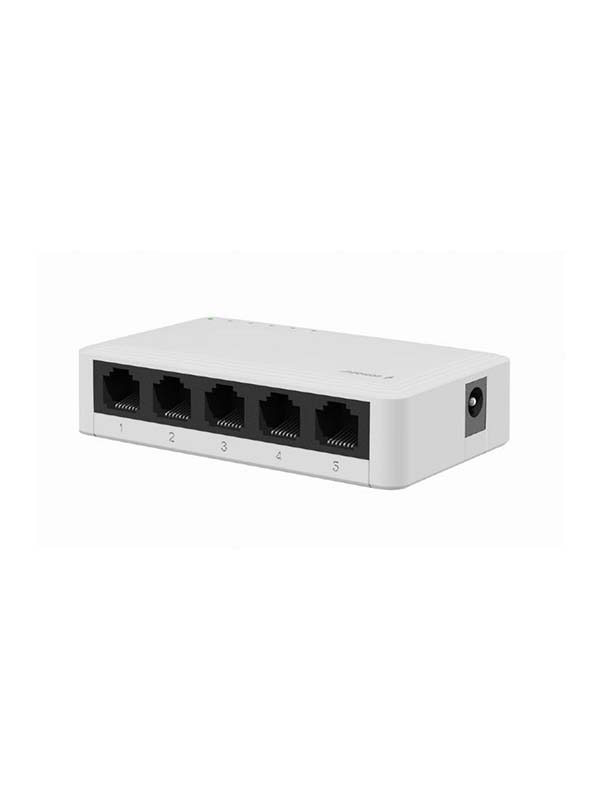 Hikvision DS-3E0105D-E, 5 x 10/100 Mbps ethernet ports, Fast Ethernet Unmanaged Desktop Switch | DS-3E0105D-E