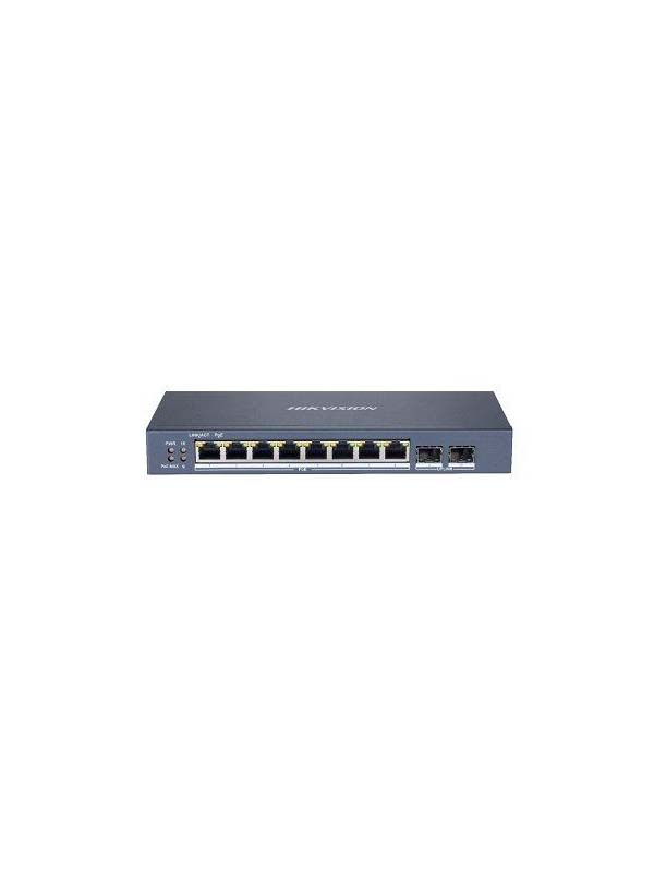 Hikvision DS-3E1510P-E 8 Port Gigabit Web POE Switch | DS-3E1510P-E