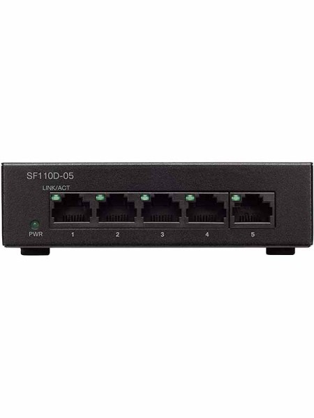 CISCO SF110D-05 Desktop Switch with 5 Ports 10/100, Limited Lifetime Protection