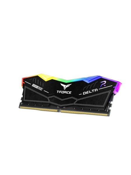 TEAMGROUP T-FORCE DELTA RGB FF3D516G5600HC40BDC01, 16GB (2x8GB) DDR5-5600 Gaming RAM, 5600MT/s, PC5-44800, CL40, XMP 3.0, AMD EXPO, Black | FF3D516G5600HC40BDC01