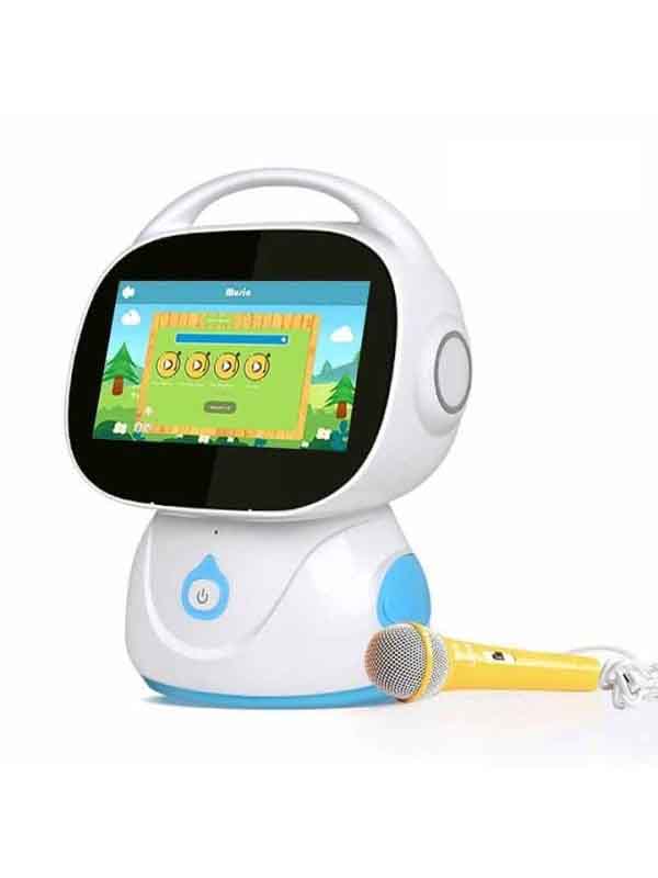 Atouch K95 Kids Smart Robot 7-Inch Learning Tablet 16GB Memory, 2GB RAM Wi-Fi, Kid Educationl, Games, Parental Control with 2 Karaoke Mic, Blue 