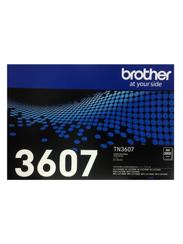 Brother TN3607 Standard Yield Black Toner Cartridge 3000 Pages | Brother TN3607
