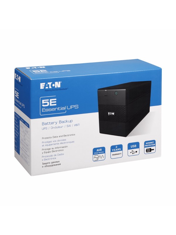 Eaton 5E 850i 850VA/480W USB Line Interactive Tower UPS | 5E850IUSB