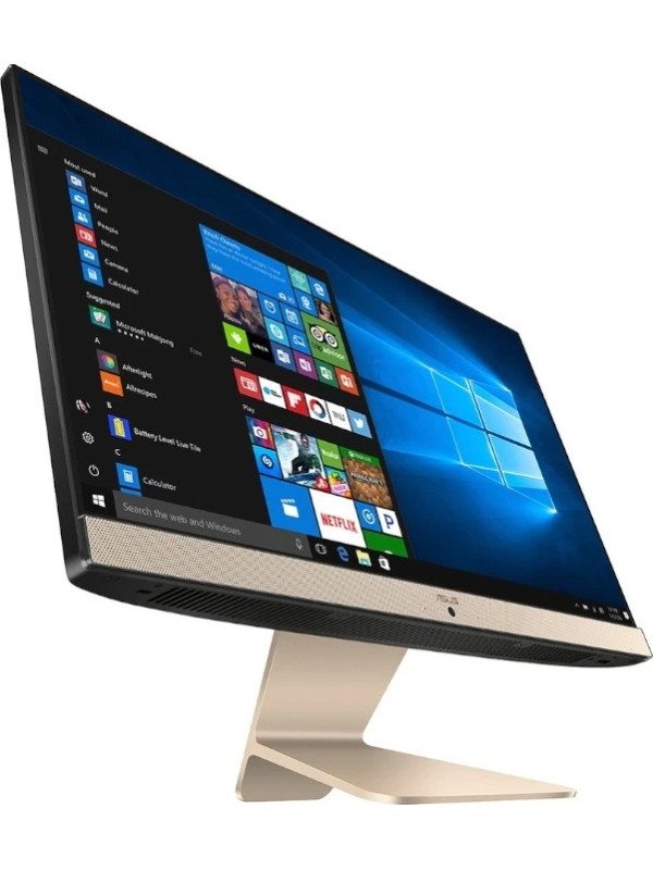 Asus Vivo All In One PC, Intel Core i5-10210U, 4GB RAM, 1TB HDD, 21.5" Full HD Display, Arabic Keyboard, DOS, Gold | V222FAK-BA121D