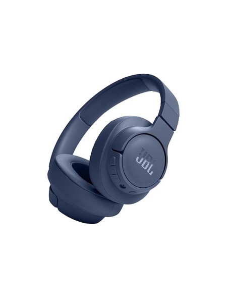 JBL Tune 720BT Wireless Over-Ear Headphones, Pure Bass Sound, Foldable, 5.3 Bluetooth , 76 Hours Battery, Hands-Free Call, Multi-Point Connection, Detachable Audio Cable, Blue