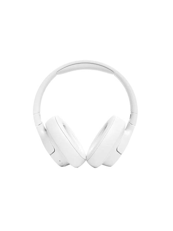 JBL Tune 720BT Wireless Over-Ear Headphones, Pure Bass Sound, Foldable, 5.3 Bluetooth , 76 Hours Battery, Hands-Free Call, Multi-Point Connection, Detachable Audio Cable, White
