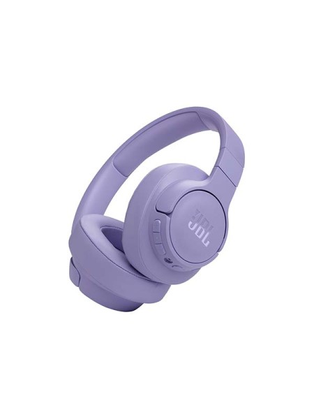 JBL Tune 720BT Wireless Over-Ear Headphones, Pure Bass Sound, Foldable, 5.3 Bluetooth , 76 Hours Battery, Hands-Free Call, Multi-Point Connection, Detachable Audio Cable, Purple