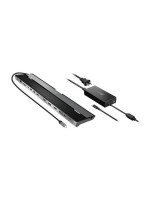 j5create JCD543P, 13-in-1 USB-C Triple Display Docking Station with 100W PD Adapter, Dual 4K 30Hz and Full HD 1080p, 5Gbps USB, Gigabit Ethernet, SD and microSD, Dual HDMI, DisplayPort, VGA, Audio, Silver and Black, 2-Year Warranty | JCD543P