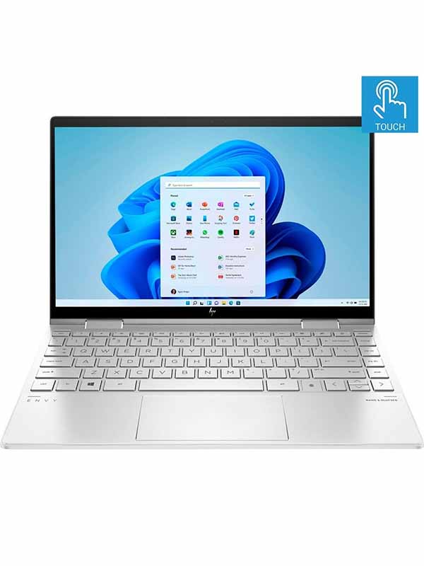 HP Envy X360 15-ES0003CA 2in 1 Laptop, 15.6'' FHD Touchscreen Display, 11th Gen Core I7-1165G7, 16GB RAM, 1TB SSD, Intel Iris XE Graphics, Windows 11 Home, Silver with Warranty | 15-ES0003CA