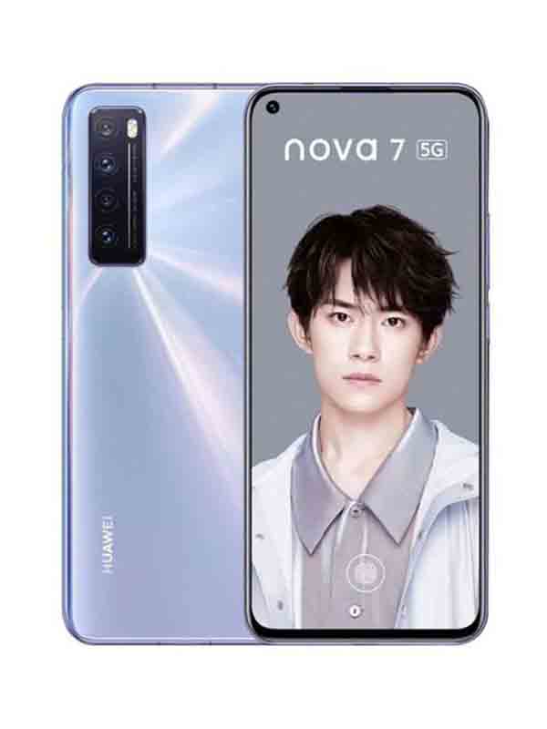 Huawei Nova 7 Dual SIM 256GB 8GB RAM 5G, Space Silver with Warranty 