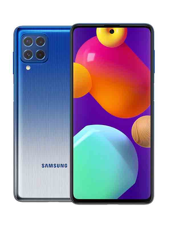 Samsung Galaxy M62 Dual SIM 128GB 8GB RAM 4G LTE, Blue with Warranty 