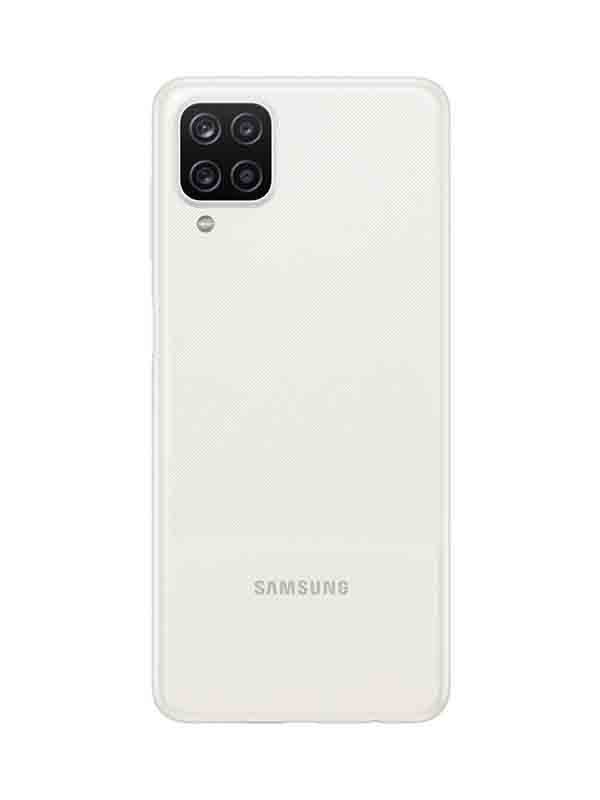 Samsung Galaxy A12 Dual SIM 64GB 4GB RAM 4G LTE, White with Warranty 