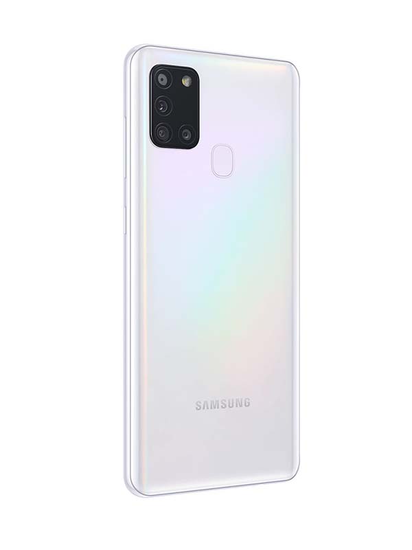 Samsung Galaxy A21s Dual SIM 128GB 4GB RAM 4G LTE, White with Warranty 