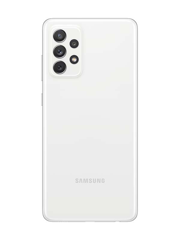 Samsung Galaxy A72 Dual SIM 256GB 8GB RAM 4G LTE, White with Warranty 
