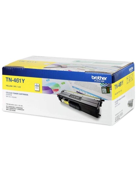 Brother TN-461Y Toner Cartridge Yellow, Standard Capacity 1800 pages | TN-461Y