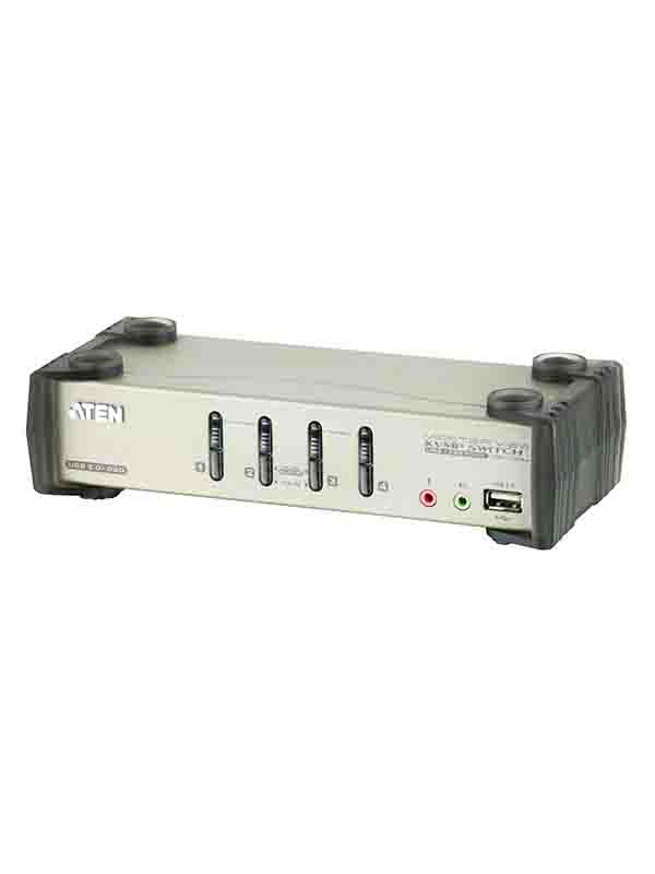 ATEN CS1734B 4-Port PS/2-USB VGA/Audio KVMP Switch with OSD | CS1734B