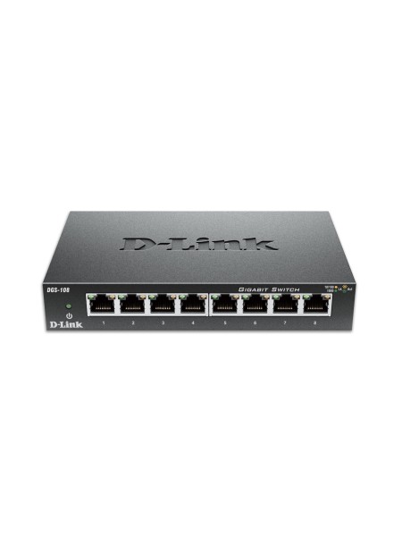 Dlink DGS-108B 8-Port Gigabit Unmanaged Desktop Switch | DGS-108B