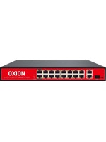 OXION OX-NPS518G 16-Port PoE 16FE+2GE+1SFP 250M Long Range PoE Switch (200W) | OX-NPS518G