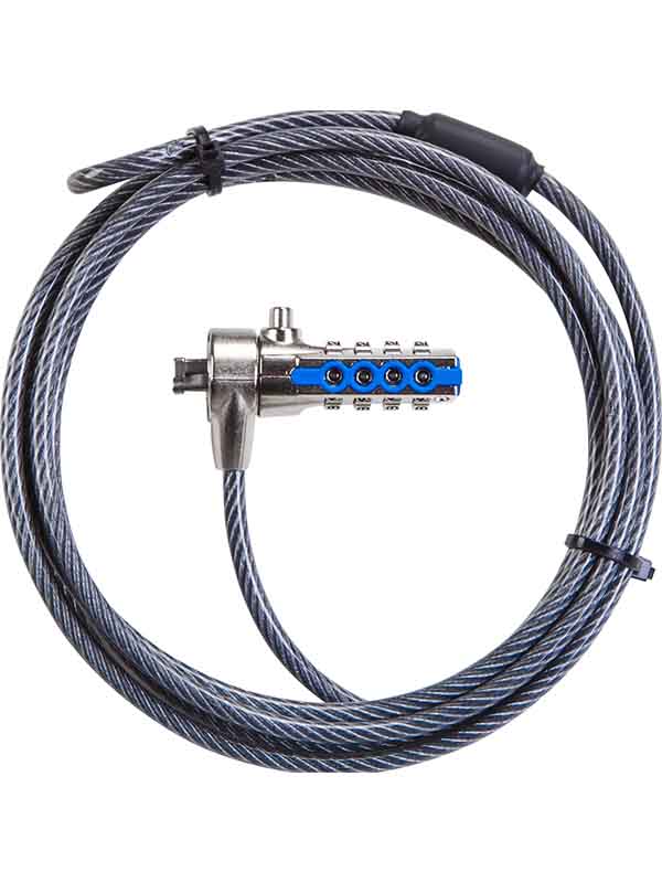 Targus PA410E DEFCON T-Lock Resettable Combination Cable Lock | PA410E