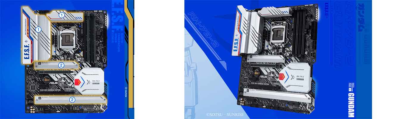 Asus Z590 Wifi Gundam Edition Intel Socket Lga 10 Gaming Motherboard 90mb10 M0eay0